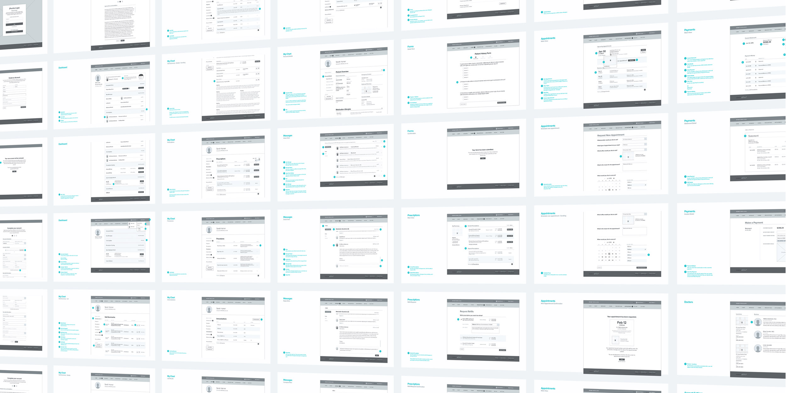 Tickertags Wireframes