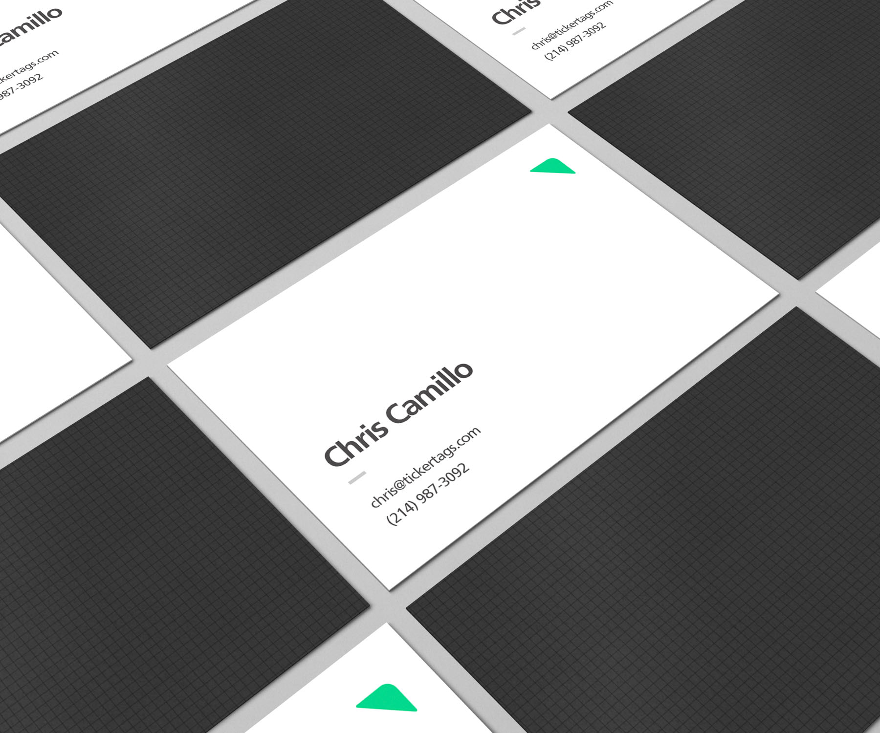 Tickertags Business Cards